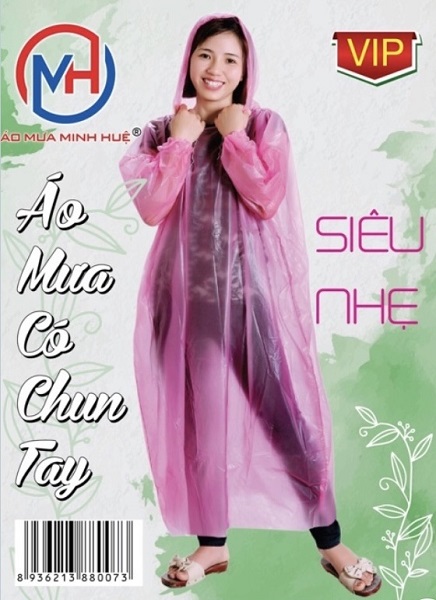Áo mưa mặc 1 lần - áo Mưa Minh Huệ - Công Ty TNHH áo Mưa Minh Huệ